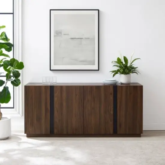 Contemporary Storage with 4 Doors Sideboard - Saracina Home image {3}
