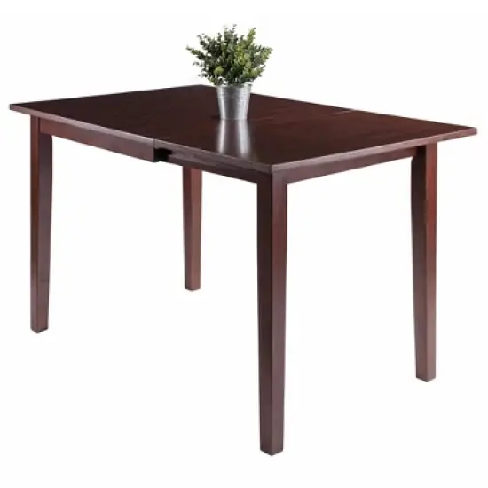 Perrone Drop Leaf Dining Table Walnut - Winsome image {9}