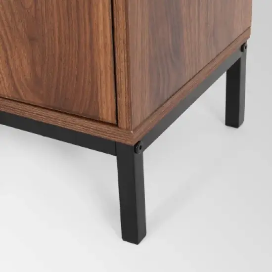 67.25" Gallatin Contemporary Cube Unit Bookcase Walnut - Christopher Knight Home image {3}