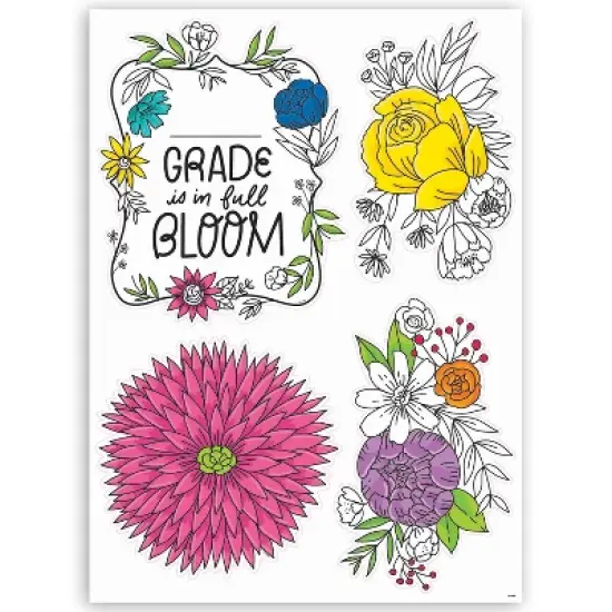 Creative Teaching Press&reg; Bright Blooms Blooming Minds Bulletin Board Set image {2}