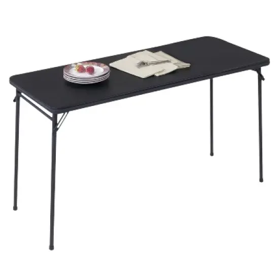 Peakform 20"x48" Folding Table  Black image {3}