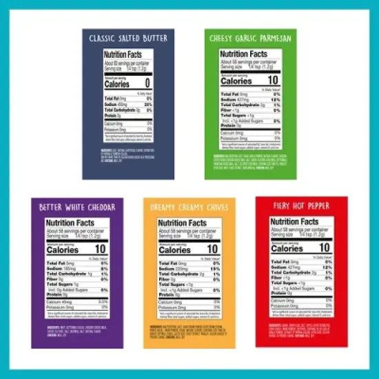 Popcorn Seasonings Variety Pack Gift Set image {1}