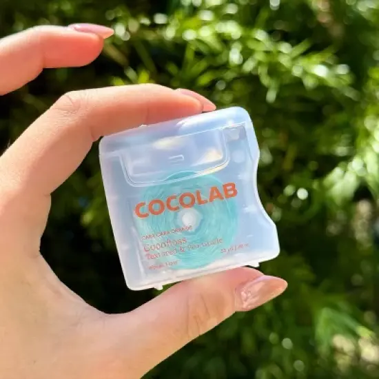 Cocolab Cocofloss Refillable Woven Expanding Dental Floss - Cara Cara Orange - 33yd image {10}