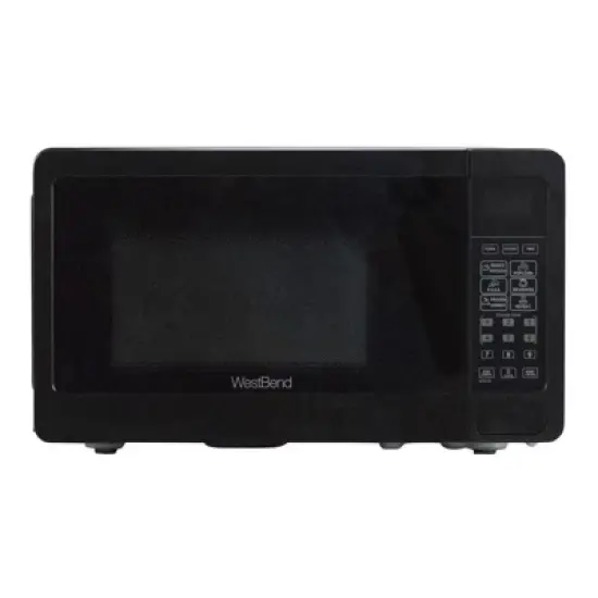 West Bend 0.7 cu ft Black Microwave 700 W image {1}