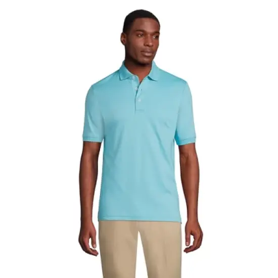 Lands' End Men's Short Sleeve Super Soft Supima Polo Shirt image {16}