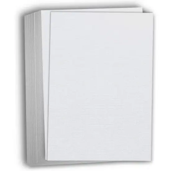 Hamilco 5x7 Gray Linen Cardstock Paper Blank Index Cards Flat Card Stock 80lb Cover 100 Pack image {6}