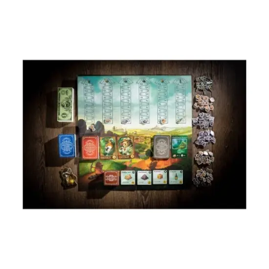 Forbidden Games Raccoon Tycoon Board Game: Strategy & War Game for 2-5 Players, Includes Tokens & Tiles, 1-2 Hour Play image {5}