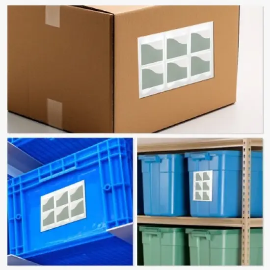 Vertical Label Holder 3.94"x2.76" Clear 30 Pcs image {5}