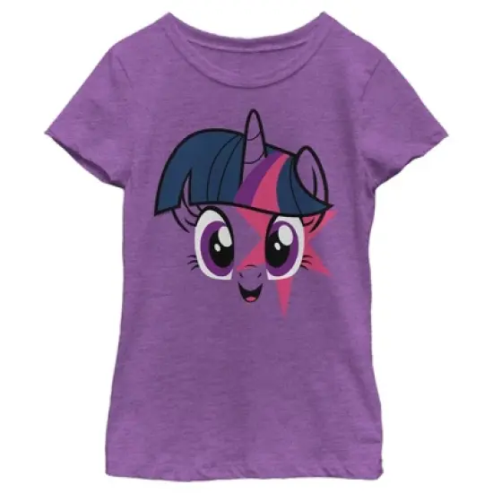 Girl's My Little Pony Twilight Sparkle Face T-Shirt image {3}