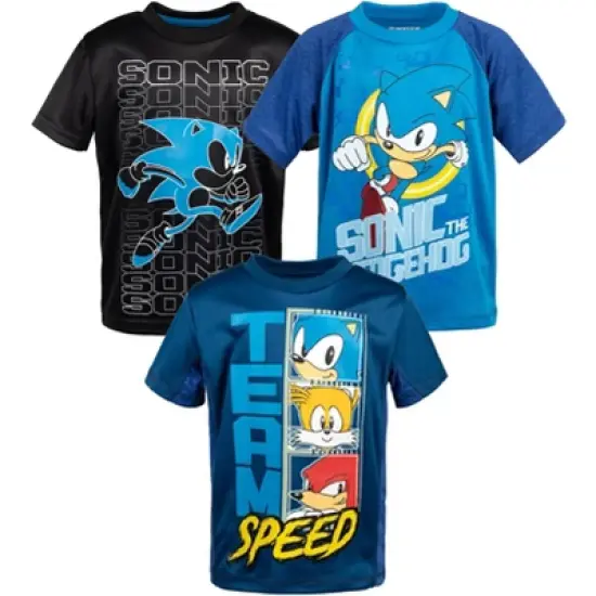 Sonic the Hedgehog 3 Pack Athletic T-Shirts Toddler image {10}