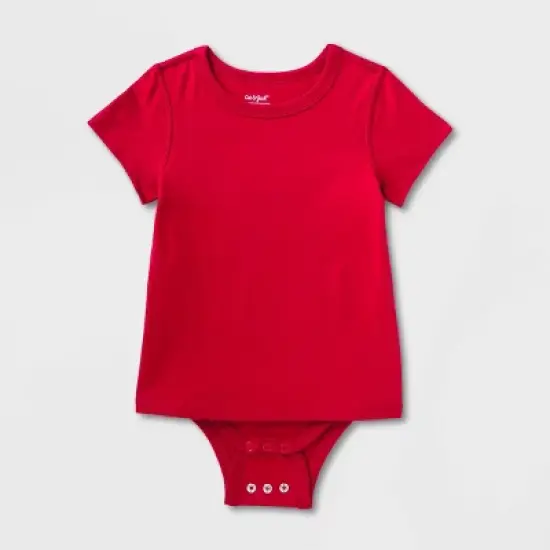 Toddler Adaptive Short Sleeve Bodysuit with Abdominal Access - Cat & Jack&trade; image {4}