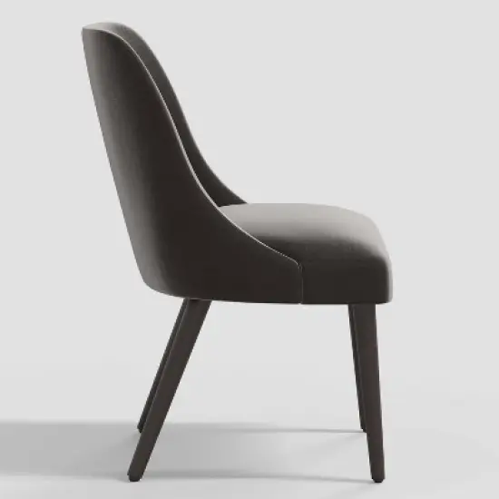 Geller Modern Dining Chair in Shiny Velvet Mystere - Threshold&trade; image {2}