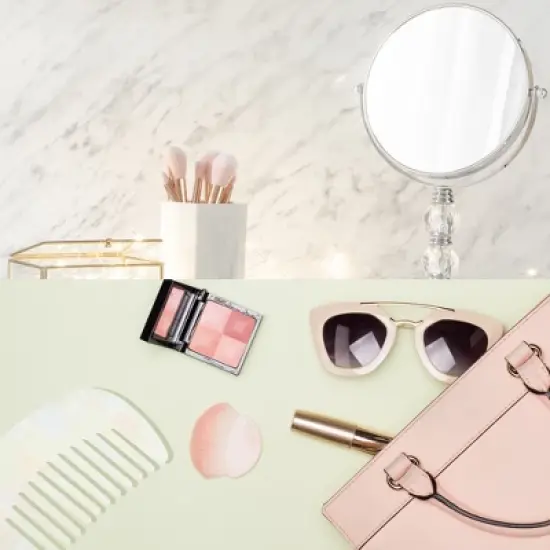 Unique Bargains Anti-Static Pocket Size Wide Tooth for Thick Curly Hair Detangling Comb 1 Pc image {5}