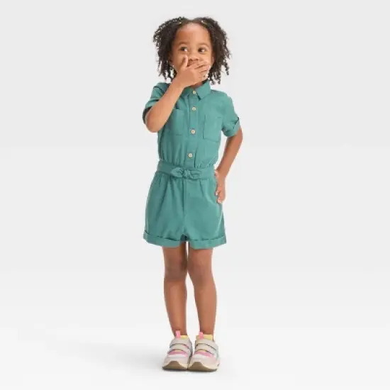 Toddler Girls' Utility Romper - Cat & Jack&trade; image {2}