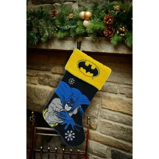 DC Comics Batman Applique Holiday Stocking 20" image {2}