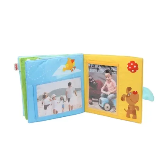 HABA My First Photo Album - Soft Fabric Baby Book Fits Eight 4" x 6" Photos image {6}