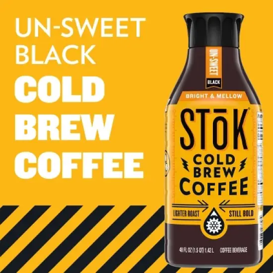 SToK Bright & Mellow Cold Brew Coffee - 48 fl oz image {2}