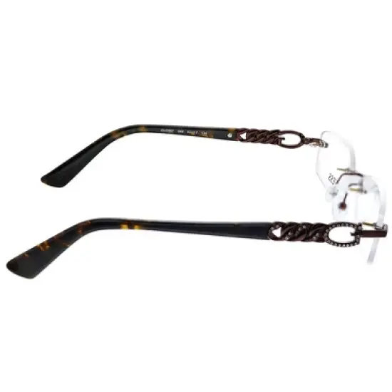 Guess GU 2557 049 Unisex Rimless Eyeglasses Brown 53mm image {2}