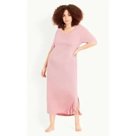 Women's Plus Size  Night Dress - rose | EVANS image {4}