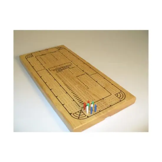 Four Track Cribbage Board Board Game image {1}