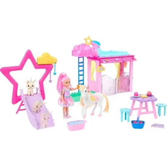 Barbie A Touch of Magic Chelsea Doll Playset with Baby Pegasus image {2}