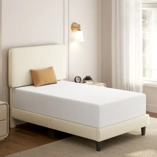 Yaheetech 12" Gel Memory Foam Mattress with Green Tea Scent, Cooling Tech, 3 Foam Layers image {7}