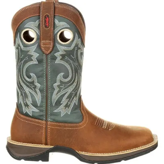 Men's Rebel by Durango Pull-On Western Boot, DDB0131, Saddlehorn and Clover image {6}