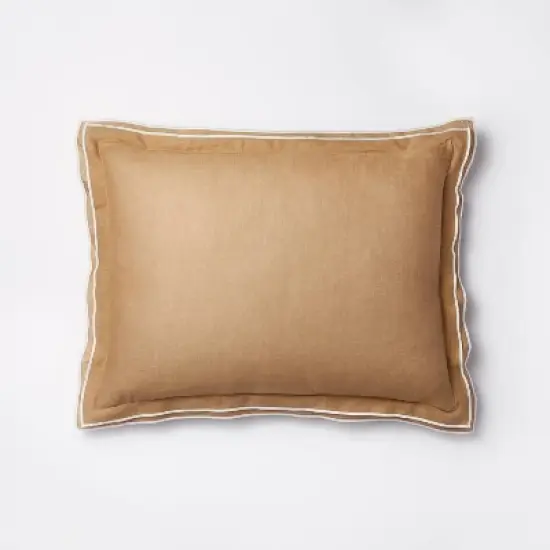 Double Flange Merrow Stitch Duvet Cover & Sham Set - Threshold&trade; designed with Studio McGee image {4}