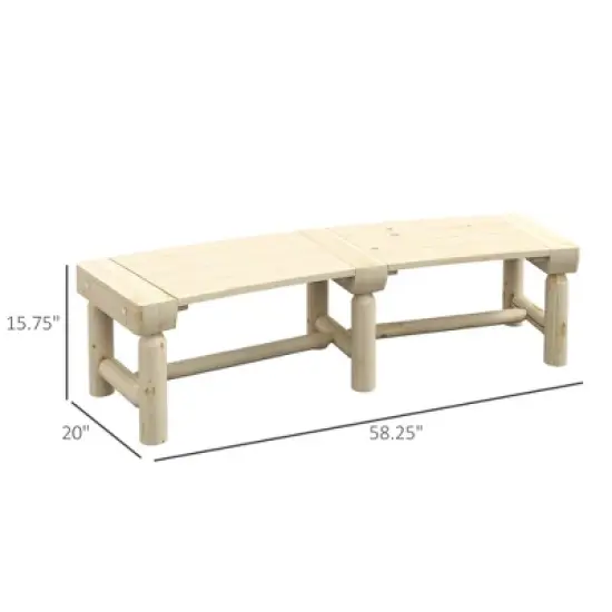 MOEPISY Semicircular Round Outdoor Tree Bench image {2}