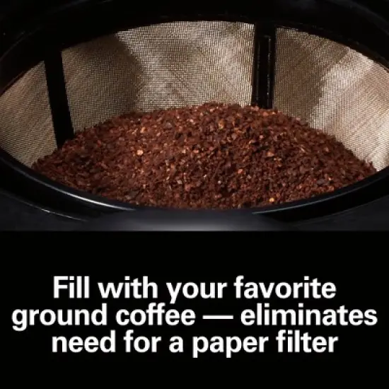 Hamilton Beach Coffee Cupcake Permanent Filter 80675R: Reusable Filter for Coffee Maker, Plastic & Stainless Steel image {6}