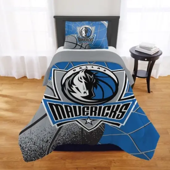 Sweet Home Collection NBA Dallas Mavericks Comforter & Pillow Sham Set image {3}