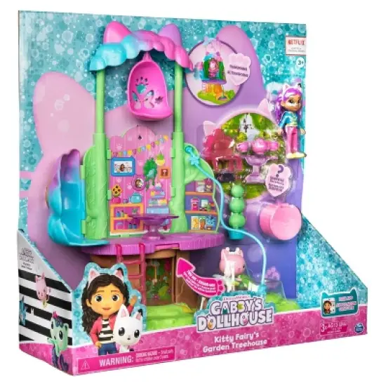 Gabby's Dollhouse Transforming Garden Treehouse Playset image {9}