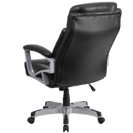 Hercules Series Big & Tall Executive Swivel Office Chair Black Leather - Flash Furniture image {2}