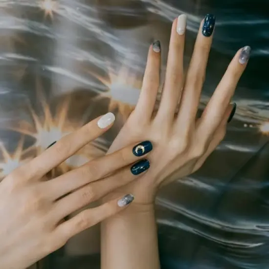 Ohora Gel Nail Gem Line - Moon Light - 30ct image {6}