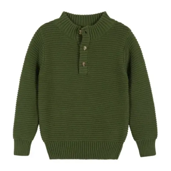 Andy & Evan  Toddler  Boys Boys Green Sweater Buttondown Set image {3}