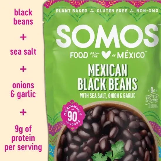 Somos Mexican Black Beans Ready to Eat - 10oz image {4}