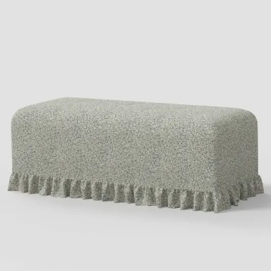 Ruffle Slipcover Dining Bench - Threshold&trade; designed with Studio McGee image {11}