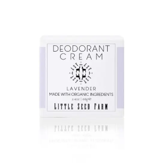 Little Seed Farm All-Natural Deodorant Cream &ndash; (2.4 oz) | Aluminum-Free, Lavender Scented Deodorant for Women & Men image {2}