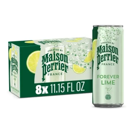 Maison Perrier Lime Sparkling Water - 8pk/11.15 fl oz Cans image {13}
