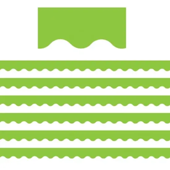 Teacher Created Resources&reg; Lime Scalloped Border Trim, 35 Feet Per Pack, 6 Packs image {3}