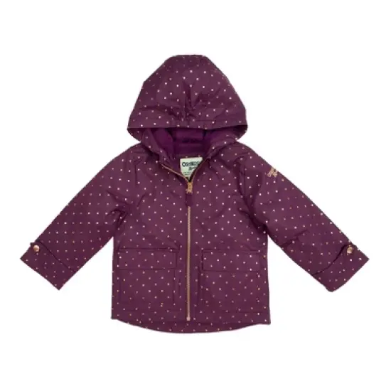 OshKosh B'gosh&reg; Baby Girls' Polka Dots Jacket - Purple 5T image {1}