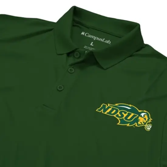 Men's North Dakota State University Adult Polo Left Chest Logo image {3}