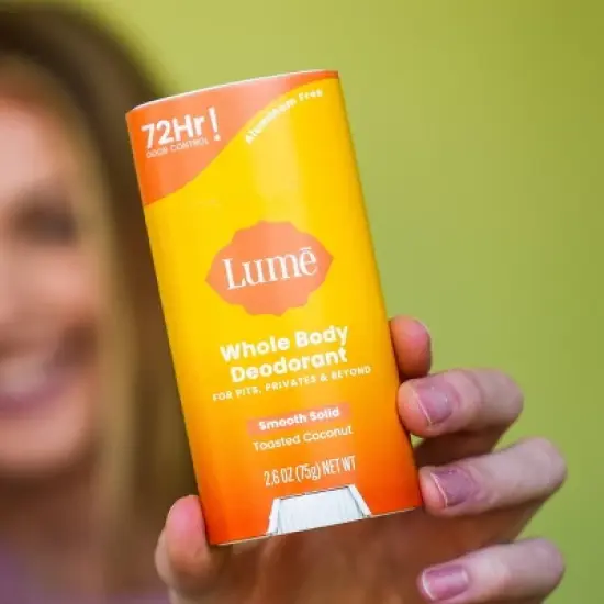 Lume Whole Body Smooth Solid Deodorant Stick - Toasted Coconut - 2.6oz image {2}