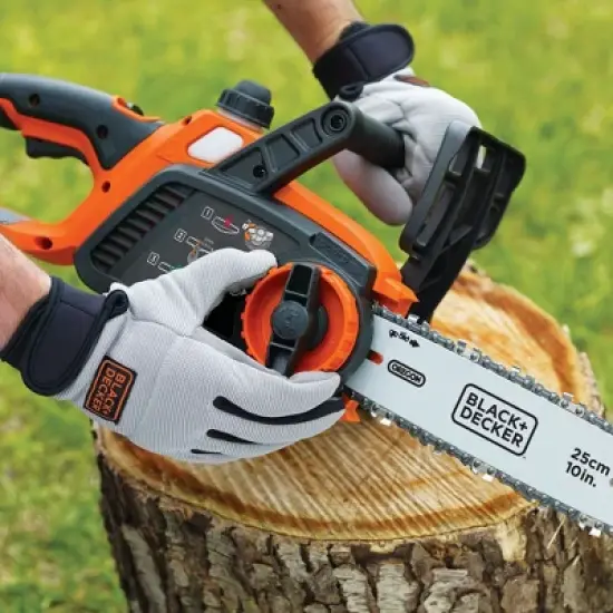 Black & Decker LCS1020 20V MAX Brushed Lithium-Ion 10 in. Cordless Chainsaw Kit (2 Ah) image {7}