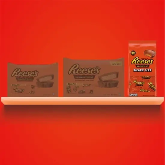 Reese's Milk Chocolate Peanut Butter Cups Snack Size Candy - 33oz image {5}