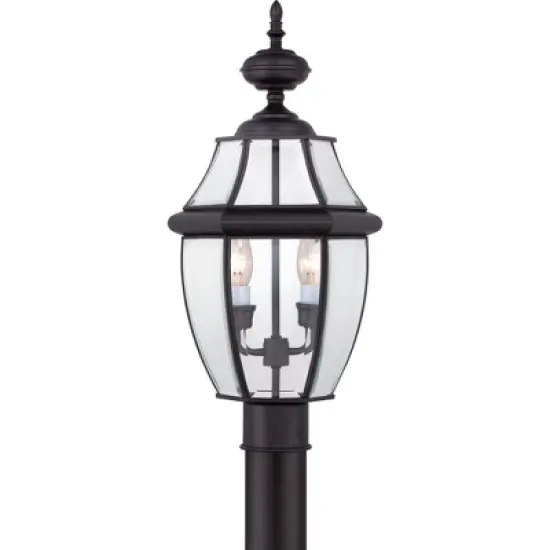 Quoizel Lighting Newbury 2 - Light Post Light in  Mystic Black image {4}