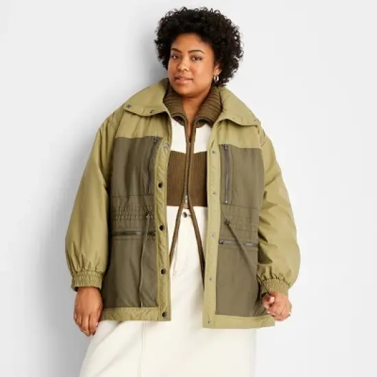 Women's Two Tone Quilt Lined Jacket - Future Collective&trade; with Reese Blutstein image {4}