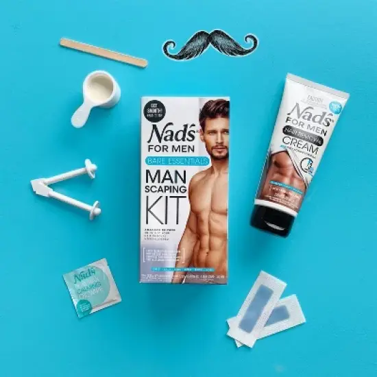 Nad's Men's Hair Removal Manscaping Kit - 4ct image {5}