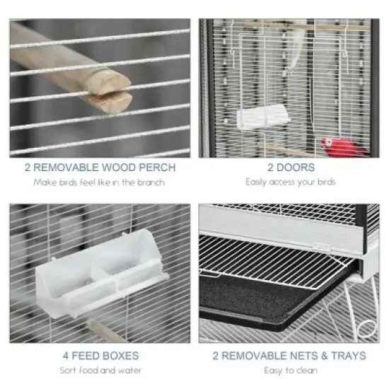 Resenkos Tortoise House, Tortoise Habitat Enclosure, Tortoise Habitat with Shelf Storage Tortoise Gift Accessory with Weather Protection, Light Gray image {6}