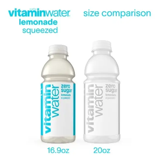 vitaminwater zero squeezed lemonade - 6pk/16.9 fl oz Bottles image {5}